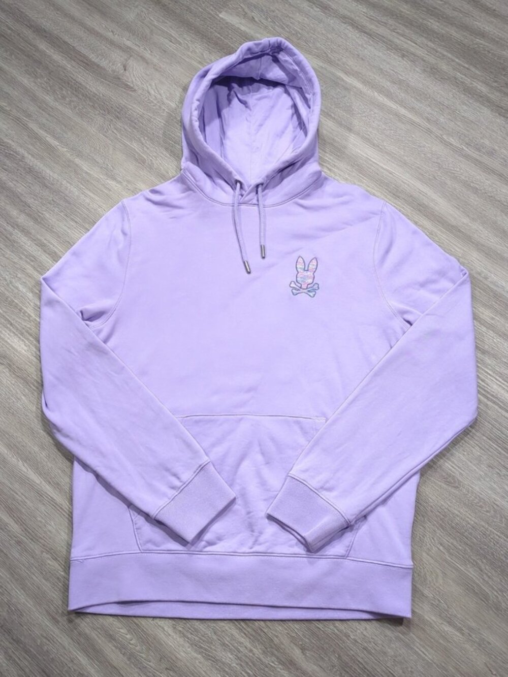 Psycho Bunny Lavender Pullover Hoodie, Mens’s M, Made in China, GUC